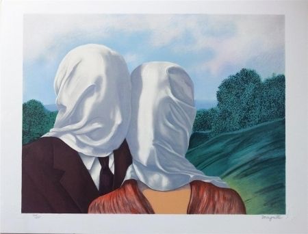 Литография Magritte - Les amants (The Lovers)
