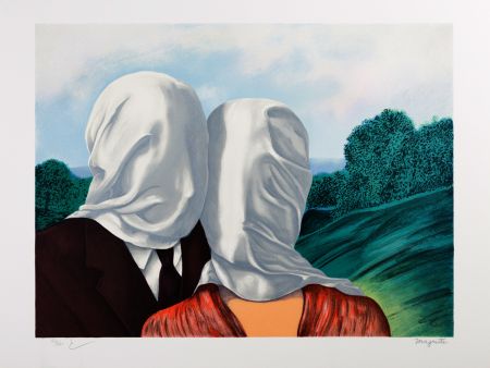 Литография Magritte - Les Amants (The Lovers)