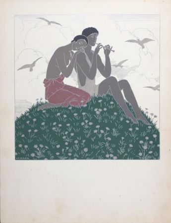 Трафарет Marty - Les Amoureux, circa 1920