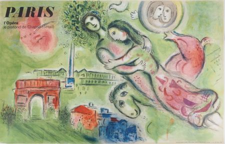 Иллюстрированная Книга Chagall - Les amoureux de l'Opéra