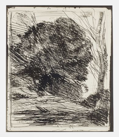 Нет Никаких Технических Corot - Les Arbres dans la Montagne (Trees on the Mountain)