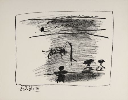 Литография Picasso - Les Banderilles, 1961
