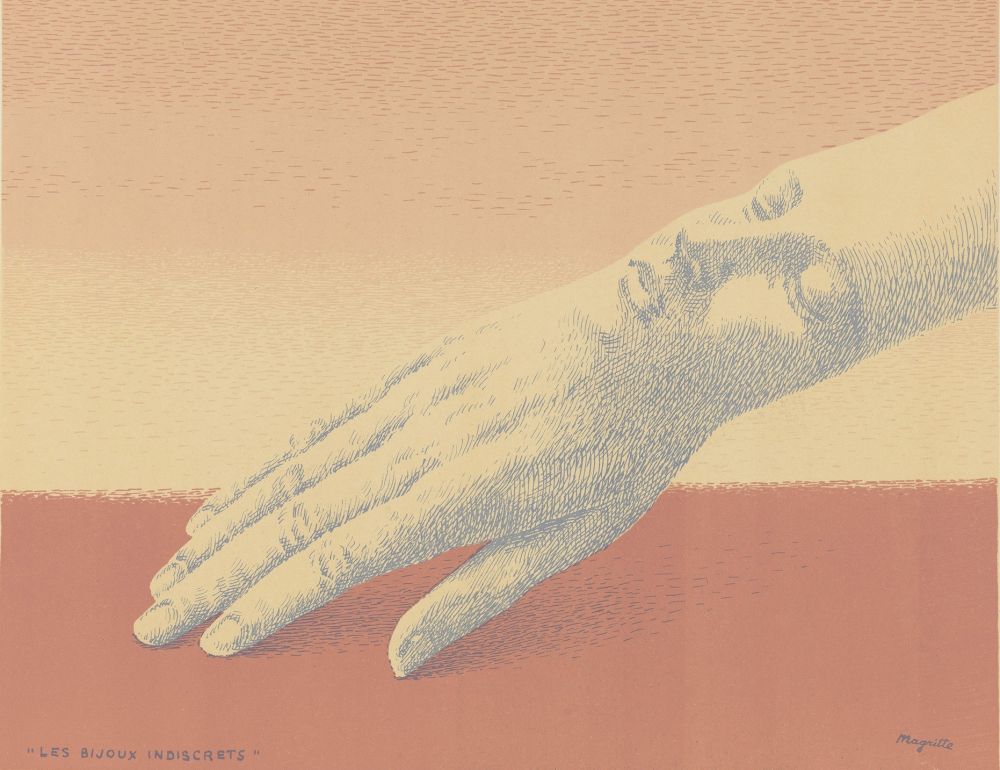 Литография Magritte - Les Bijoux Indiscrets