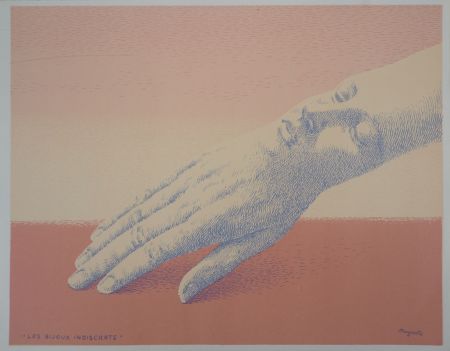 Литография Magritte - Les bijoux indiscrets