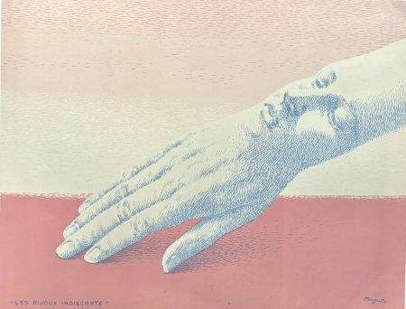 Литография Magritte - Les bijoux indiscrets 
