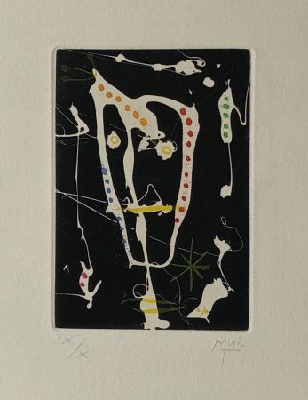 Офорт И Аквитанта Miró - Les Brisants (D. 241)