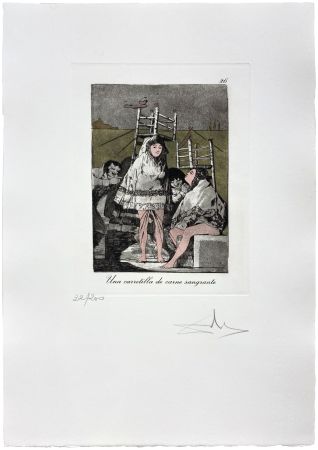 Гравюра Сухой Иглой Dali - Les Caprices de Goya de Dalí