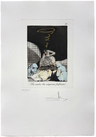 Гравюра Сухой Иглой Dali - Les Caprices de Goya de Dalí