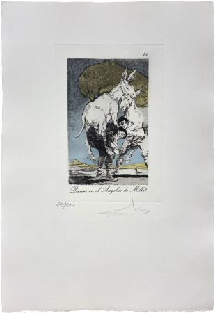 Гравюра Dali - Les Caprices de Goya de Dalí