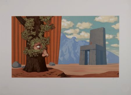 Литография Magritte - Les Claires-Voies d'un Jeune Regard embaument la Fête d'un Vieil Arbre, 1968