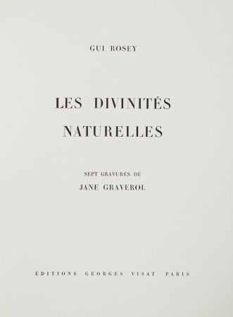 Иллюстрированная Книга Graverol - Les divinités naturelles