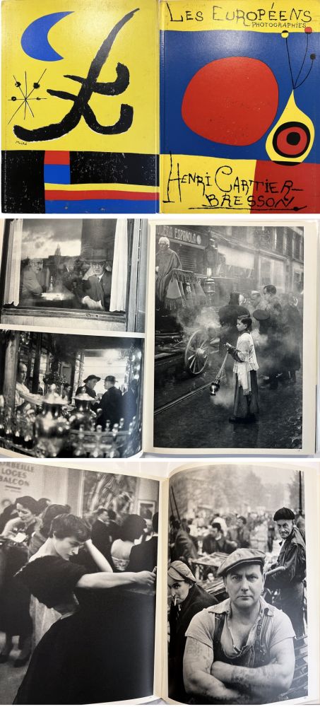 Иллюстрированная Книга Cartier Bresson - LES EUROPÉENS. Photographies (Éditions Verve, 1955)