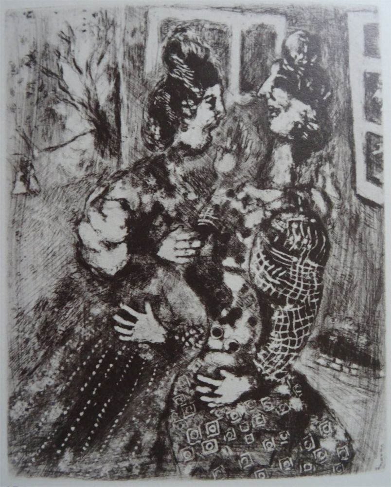 Офорт Chagall - Les femmes et le secret