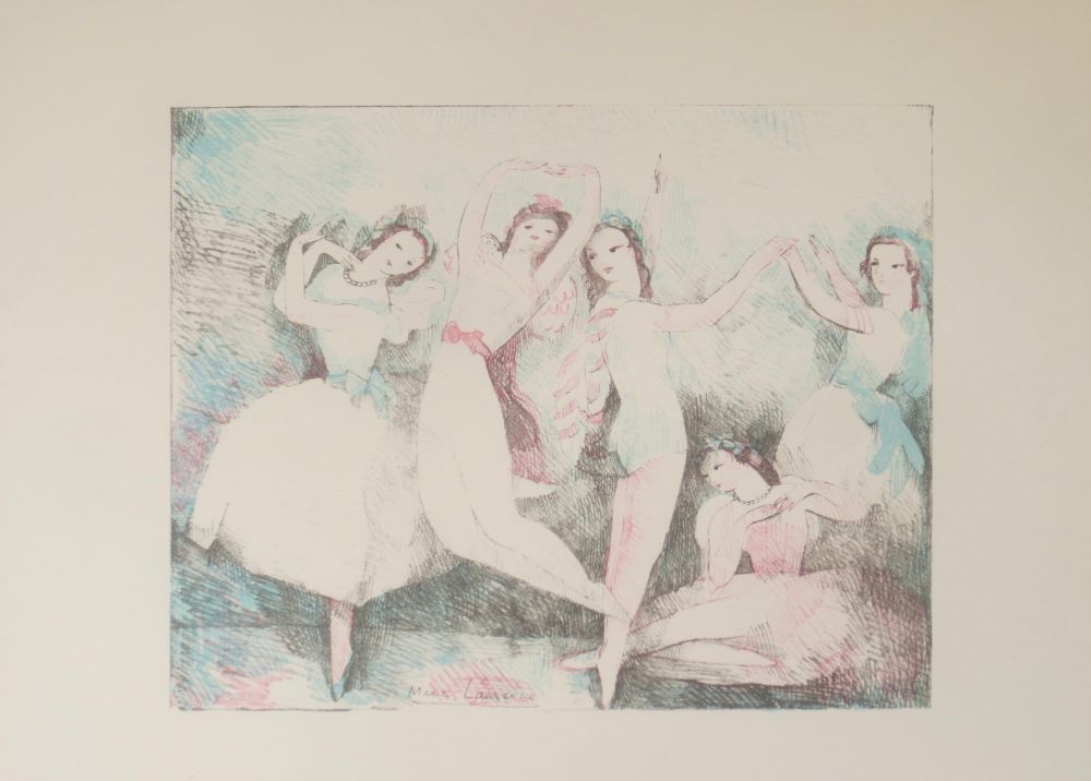 Литография Laurencin - Les fetes de la danse