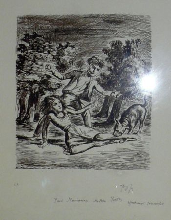 Литография Balthus - Les hauts de hurlevent