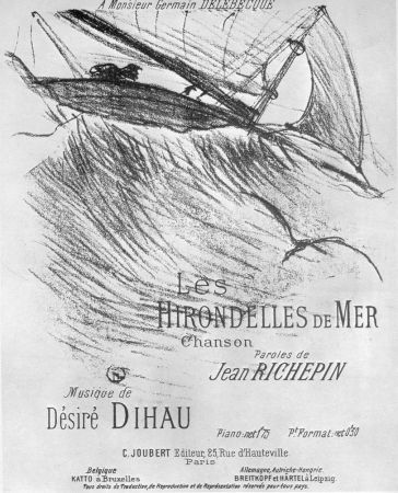 Литография Toulouse-Lautrec - Les Hirondelles de Mer