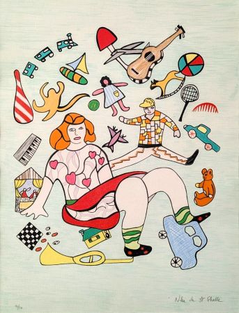 Литография De Saint Phalle - Les Jouets 