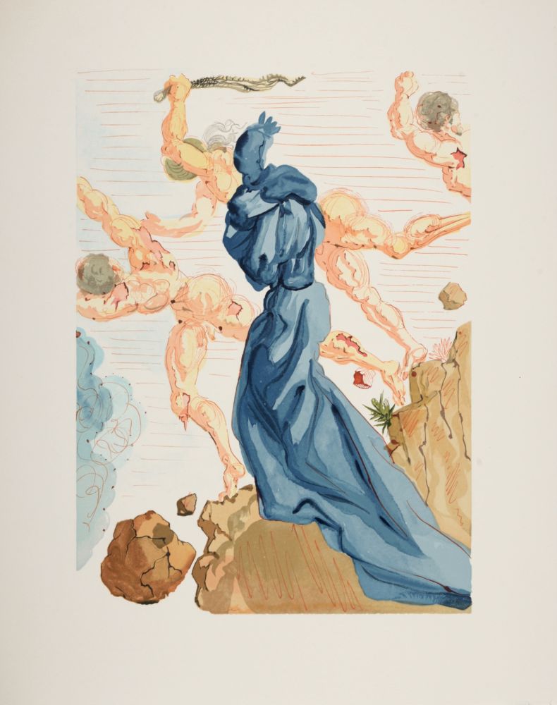 Гравюра На Дереве Dali - Les Margelles du Phlégéton, 1963