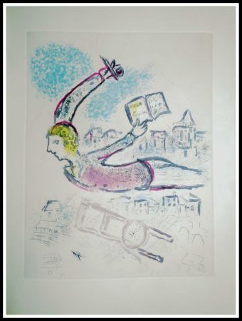 Офорт Chagall - LES MAUVAIS SUJETS - Planche 2
