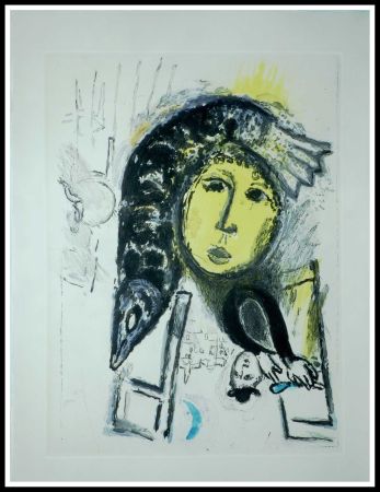 Офорт Chagall - LES MAUVAIS SUJETS - Planche 3