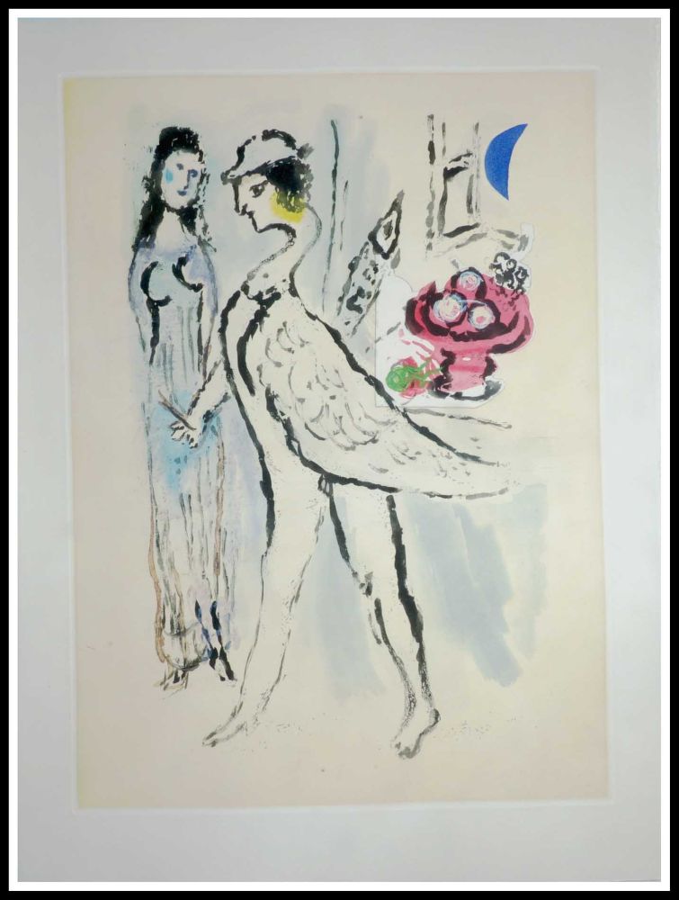 Офорт Chagall - LES MAUVAIS SUJETS - Planche 4