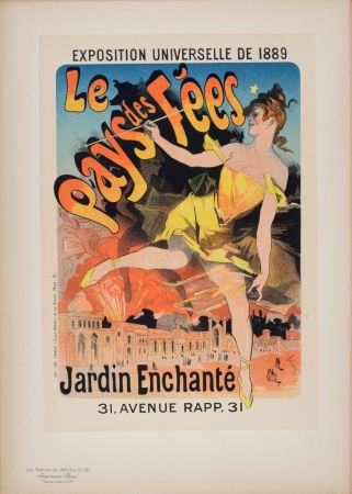 Литография Cheret - Les Maîtres de l'Affiche : Le Pays des Fées, 1899