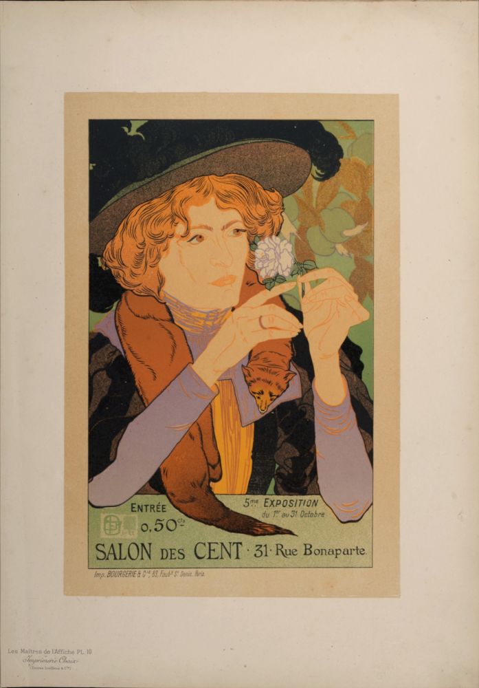 Литография De Feure - Les Maîtres de l'Affiche : Salon des Cent, 1896