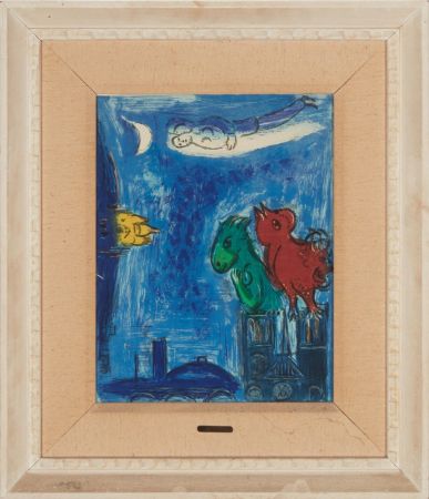 Литография Chagall - Les Monstres de Notre-Dame