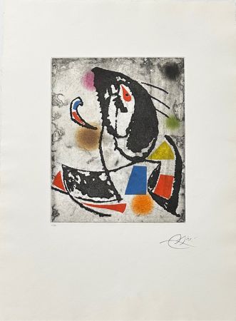 Гравюра Miró - Les montagnards