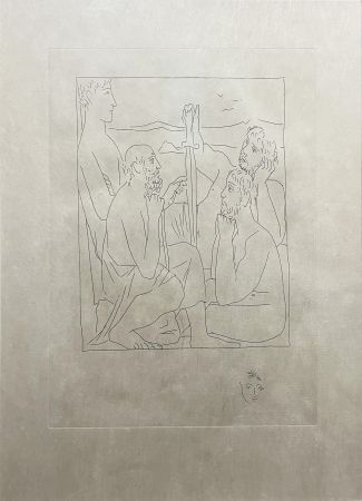 Офорт Picasso - Les Métamorphoses : RÉCITS DE NESTOR SUR LA GUERRE DE TROIE (1931)