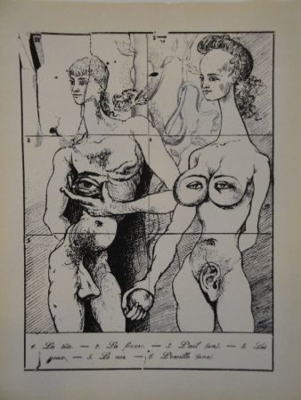 Иллюстрированная Книга Dali - Les métamorphoses érotiques.