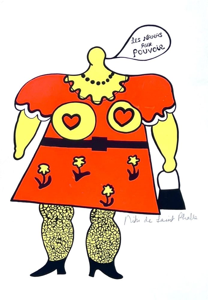 Сериграфия De Saint Phalle - Les Nanas aux pouvoir 