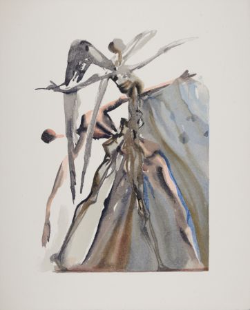 Гравюра На Дереве Dali - Les Négligents, 1963