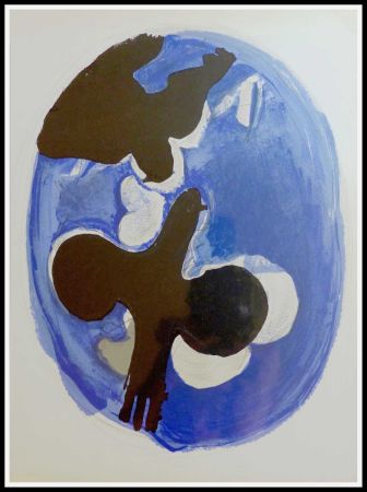 Литография Braque (After) - LES OISEAUX II