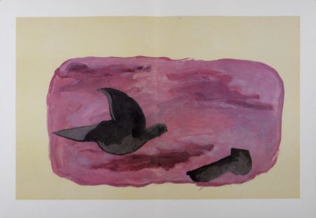 Литография Braque - Les Oiseaux #II, 1967