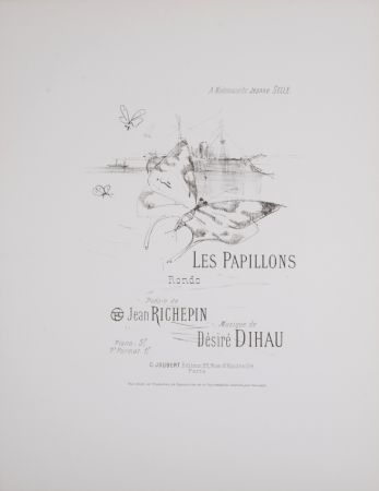 Литография Toulouse-Lautrec - Les Papillons, 1895