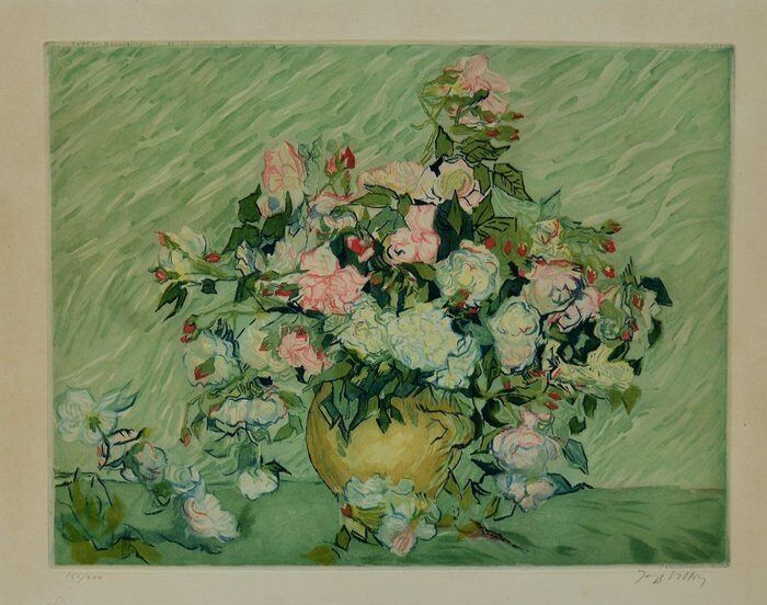 Акватинта Van Gogh - Les roses