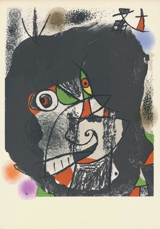 Литография Miró - Les révolutions scéniques du XXe siècle I, 1975