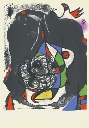 Литография Miró - Les révolutions scéniques du XXe siècle II