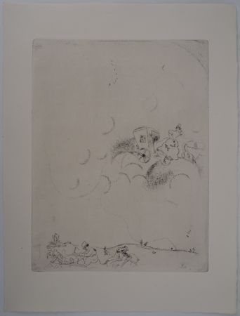 Гравюра Chagall - Les rêves de Tchitchikov