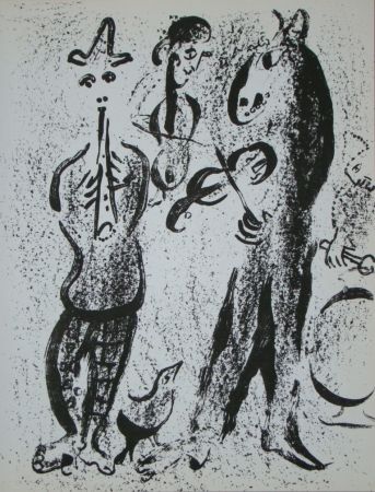 Литография Chagall - Les Saltimbanques