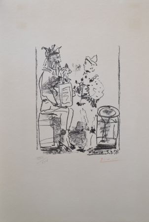 Литография Picasso - Les Saltmbanque (B855)