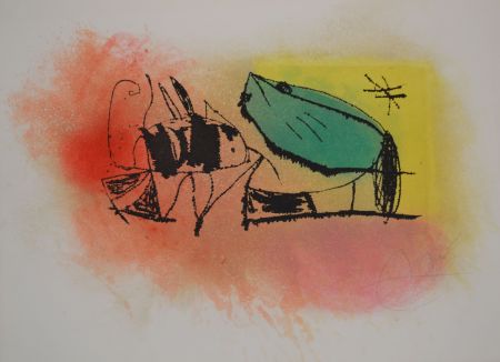 Многоэкземплярное Произведение Miró - Les Scarabees - D1018