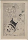 Офорт Chagall - Les sept Peches capitaux,: La Luxure ll
