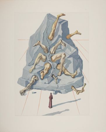 Гравюра На Дереве Dali - Les Simoniaques, 1963