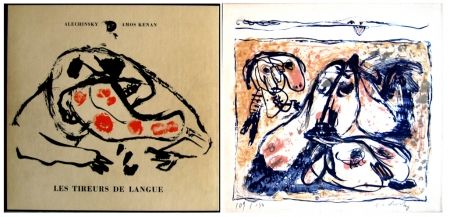 Иллюстрированная Книга Alechinsky - Les tireurs de langue
