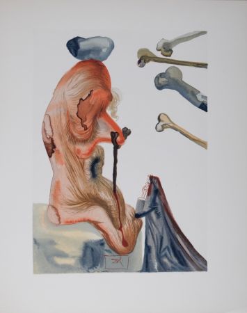 Литография Dali - Les Trompeurs