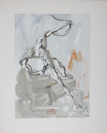Литография Dali - Les voleurs
