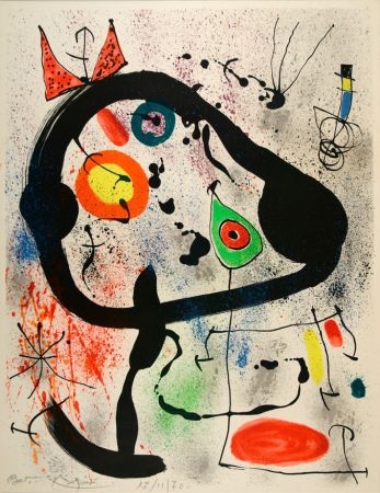 Литография Miró - Les Voyants