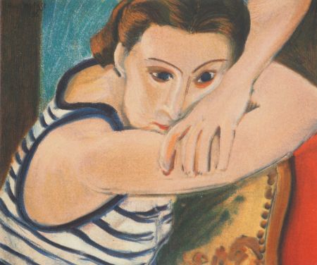 Литография Matisse - Les yeux bleus